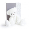 Animaux-Bois-Animaux-Bronzes propose Peluche ours moonlight blanc 25 cm histoire d'ours -2931