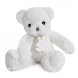 Animaux-Bois-Animaux-Bronzes propose Peluche ours moonlight blanc 25 cm histoire d'ours -2931