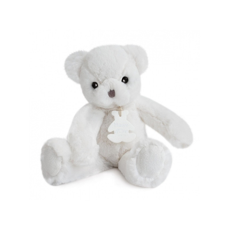 Animaux-Bois-Animaux-Bronzes propose Peluche ours moonlight blanc 25 cm histoire d'ours -2931