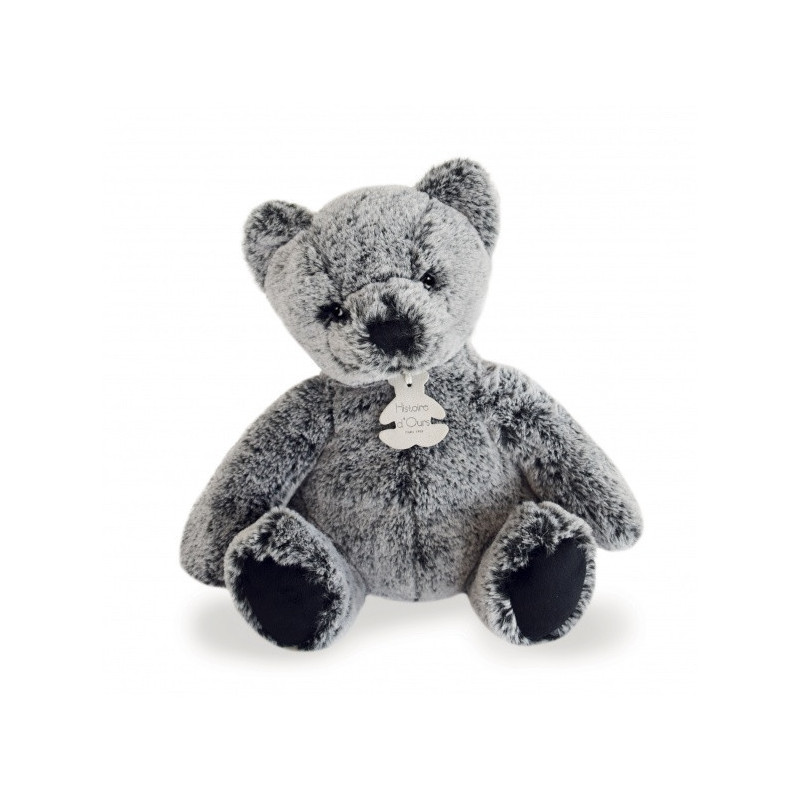 Animaux-Bois-Animaux-Bronzes propose Peluche Ours mousse mm - anthracite histoire d'ours -3016