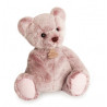 Animaux-Bois-Animaux-Bronzes propose Peluche Ours mousse mm - rose cendré histoire d'ours -3017