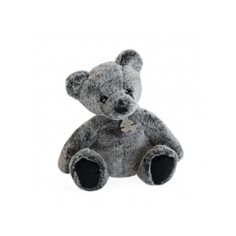 Animaux-Bois-Animaux-Bronzes propose Peluche Ours mousse gm - anthracite histoire d'ours -3019