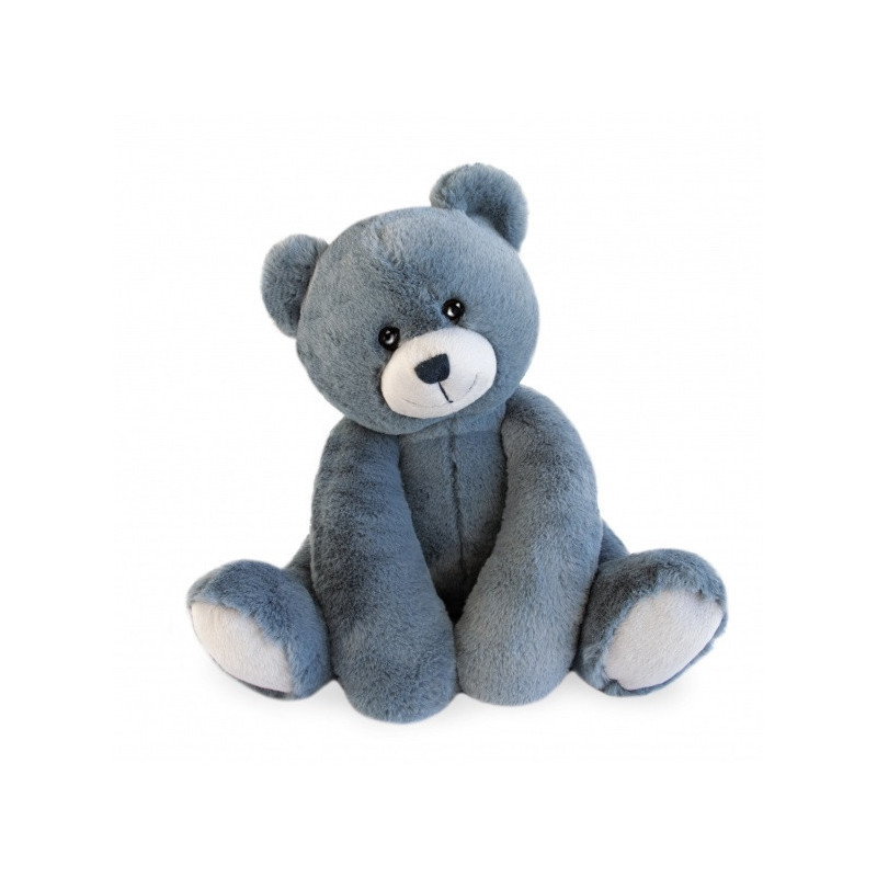 Animaux-Bois-Animaux-Bronzes propose Peluche Ours oscar - blue jean 35 cm histoire d'ours -3025