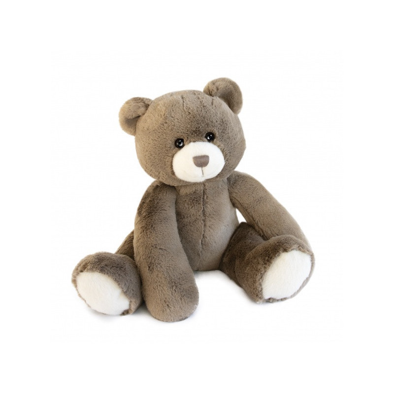 Animaux-Bois-Animaux-Bronzes propose Peluche Ours oscar - taupe 35 cm histoire d'ours -3027