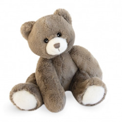 Animaux-Bois-Animaux-Bronzes propose Peluche ours oscar taupe 25 cm histoire d'ours -3026 (2)