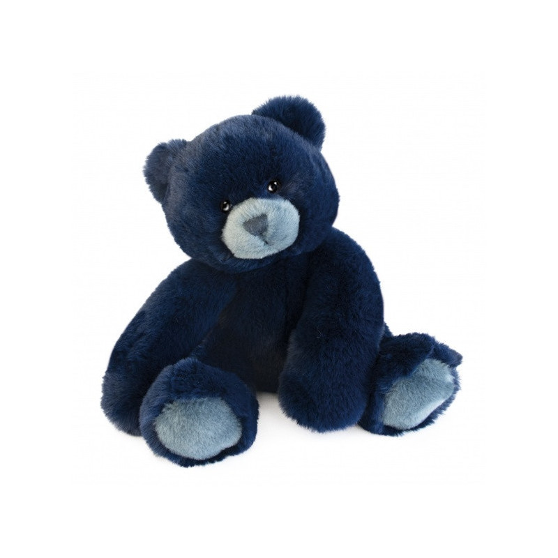 Animaux-Bois-Animaux-Bronzes propose Peluche ours oscar marine 25 cm histoire d'ours -3028