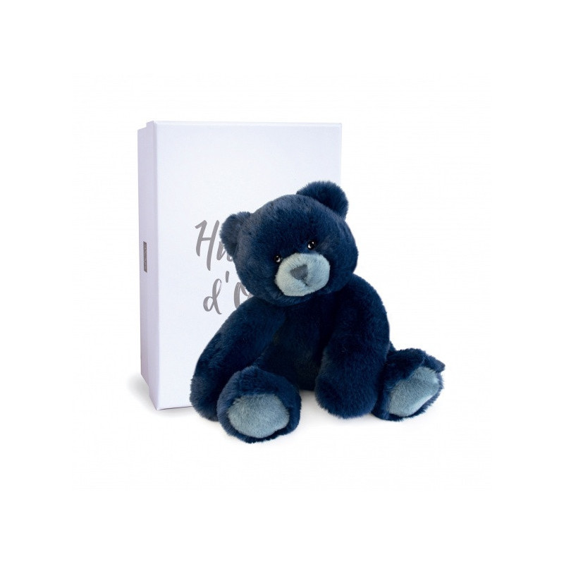 Animaux-Bois-Animaux-Bronzes propose Peluche ours oscar marine 25 cm histoire d'ours -3028