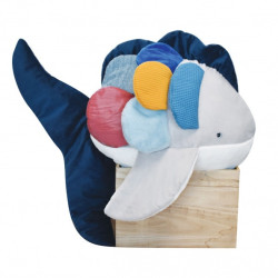 Peluche poisson arc-en-ciel xl tresors marins histoire d'ours -3077 (2)