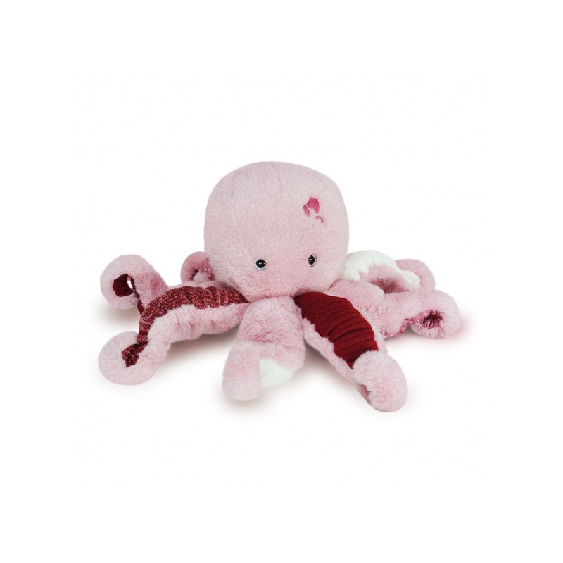 Peluche pieuvre rose tresors marins histoire d'ours -3037