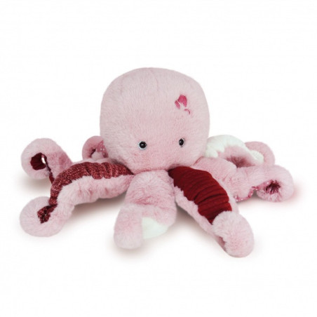 Peluche pieuvre rose tresors marins histoire d'ours -3037