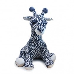 Peluche lisi la girafe xxl bleue terre sauvage histoire d'ours -3089 (2)