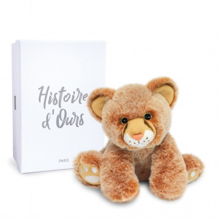 Peluche bébé lion 18 cm terre sauvage histoire d'ours -3056