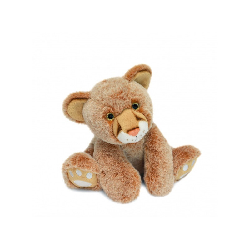 Peluche bébé lion 25 cm terre sauvage histoire d'ours -3057