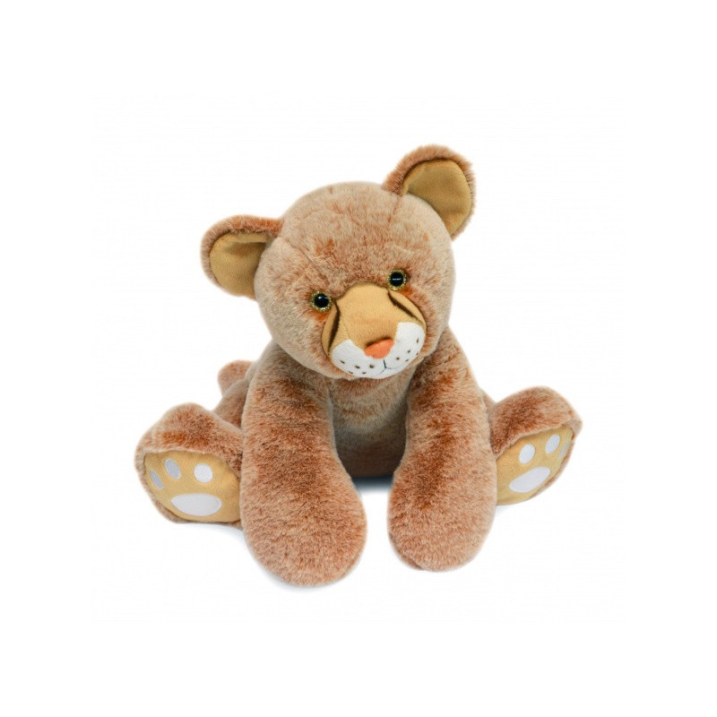 Peluche bébé lion 35 cm terre sauvage histoire d'ours -3058