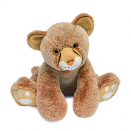 Peluche bébé lion 35 cm terre sauvage histoire d'ours -3058