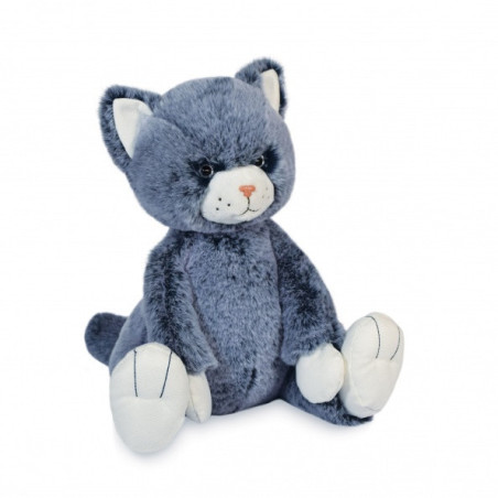 Peluche lulu le chat bleu 25 cm fideles compagnons histoire d'ours -3070
