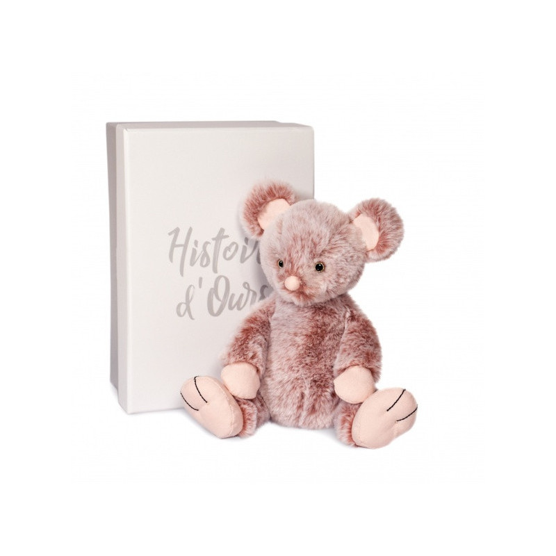 Peluche lily la souris rose 17cm fideles compagnons histoire d'ours -3067