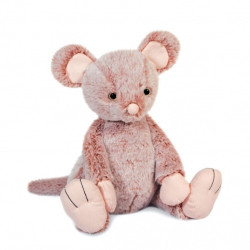 Peluche lily la souris rose 25 cm fideles compagnons histoire d'ours -3068