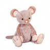 Peluche lily la souris rose 25 cm fideles compagnons histoire d'ours -3068