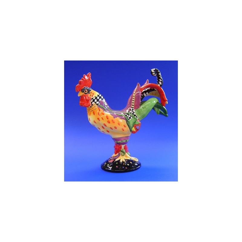 Figurine statuette coq décoration - poultry in motion Parastone -PM16-T-1