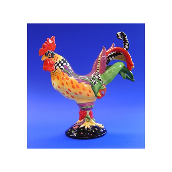 Figurine statuette coq décoration - poultry in motion Parastone -PM16-T-1