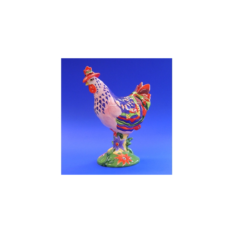 Figurine statuette coq décoration - poultry in motion Parastone -PM16-T-1