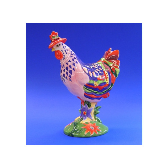 Figurine statuette coq décoration - poultry in motion Parastone -PM16-T-1