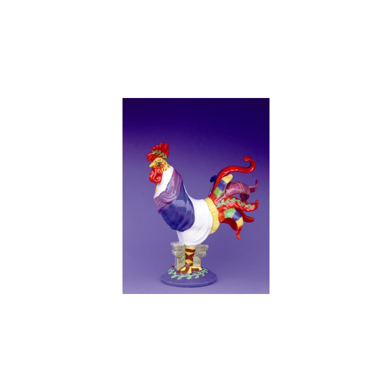 Figurine statuette coq décoration - poultry in motion Parastone -PM16-T-1