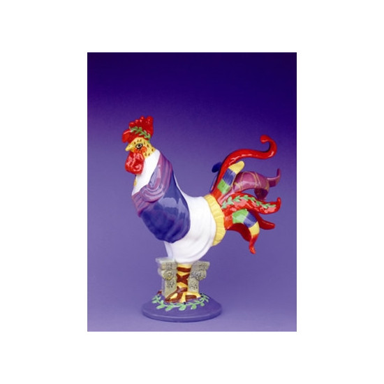 Figurine statuette coq décoration - poultry in motion Parastone -PM16-T-1