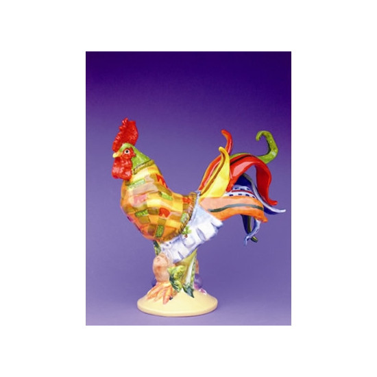 Figurine statuette coq décoration - poultry in motion Parastone -PM16-T-1