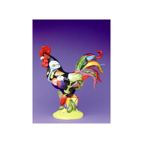 Figurine statuette coq décoration - poultry in motion Parastone -PM16-T-1