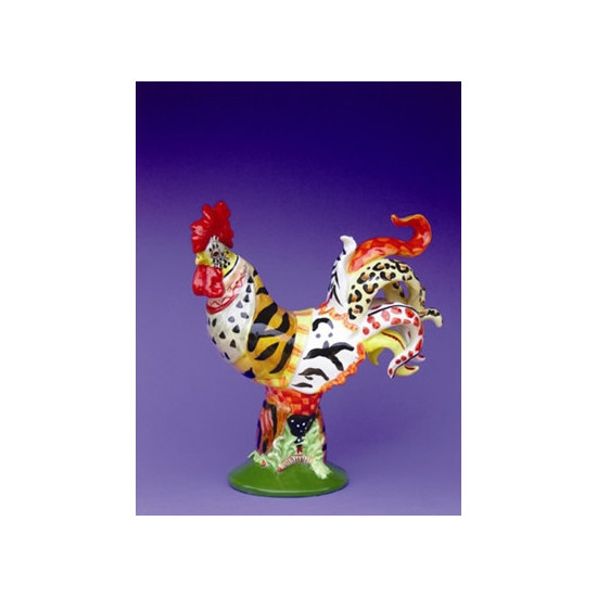 Figurine statuette coq décoration - poultry in motion Parastone -PM16-T-1