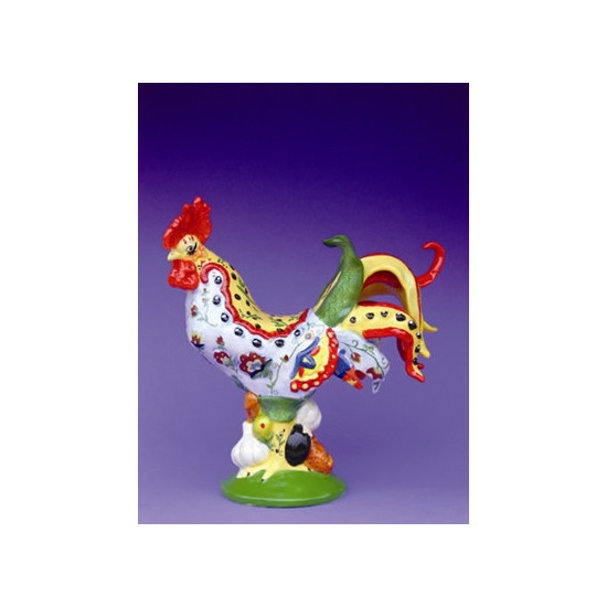 Figurine statuette coq décoration - poultry in motion Parastone -PM16-T-1