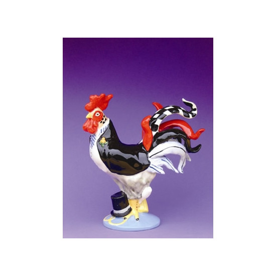 Figurine statuette coq décoration - poultry in motion Parastone -PM16-T-1