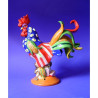 Figurine statuette coq décoration - poultry in motion Parastone -PM16-T-1