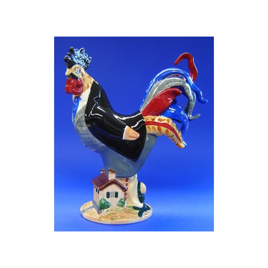 Figurine statuette coq décoration - poultry in motion Parastone -PM16-T-1