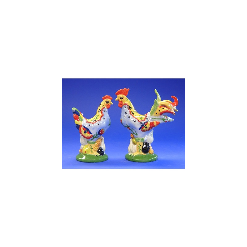 Figurine statuette coq décoration - poultry in motion Parastone -PM16-T-1