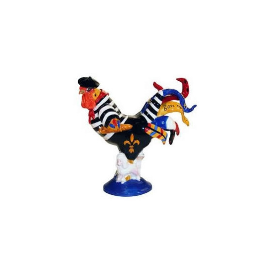 Figurine statuette coq décoration - poultry in motion Parastone -PM16-T-1