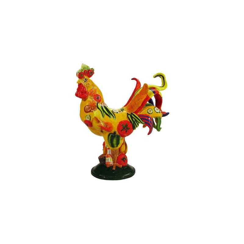 Figurine statuette coq décoration - poultry in motion Parastone -PM16-T-1