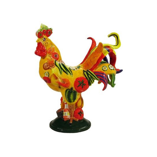 Figurine statuette coq décoration - poultry in motion Parastone -PM16-T-1