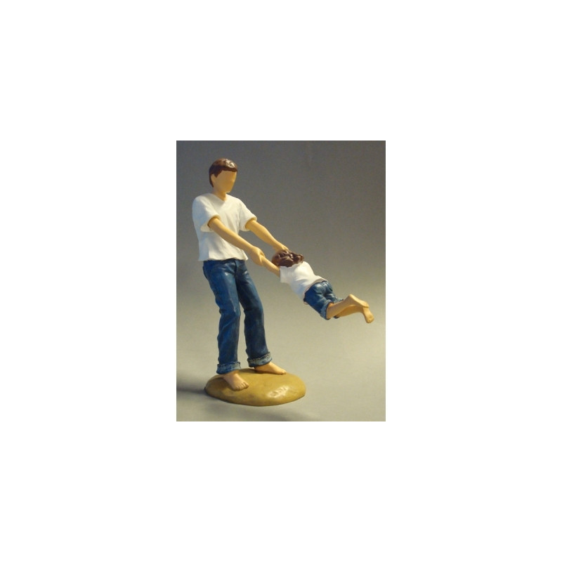 Figurine statuette coq décoration - poultry in motion Parastone -PM16-T-1