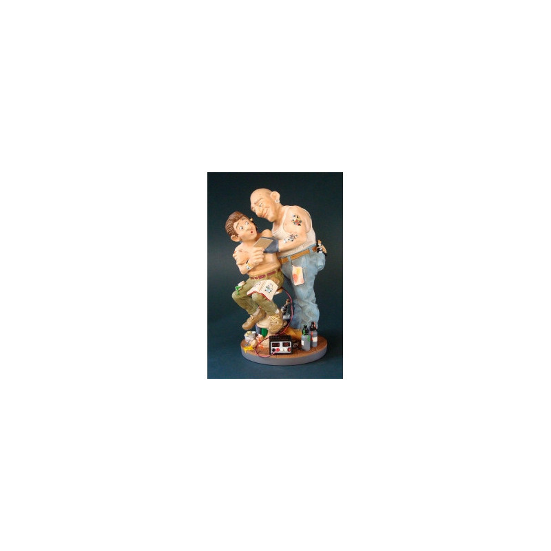 Figurine statuette coq décoration - poultry in motion Parastone -PM16-T-1