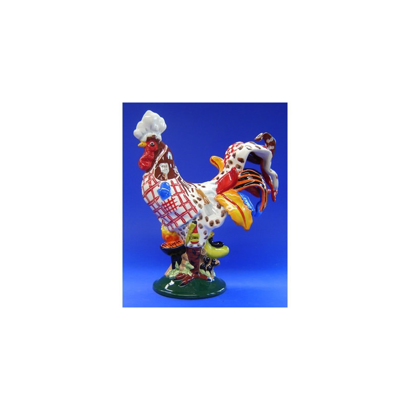 Figurine statuette coq décoration - poultry in motion Parastone -PM16-T-1