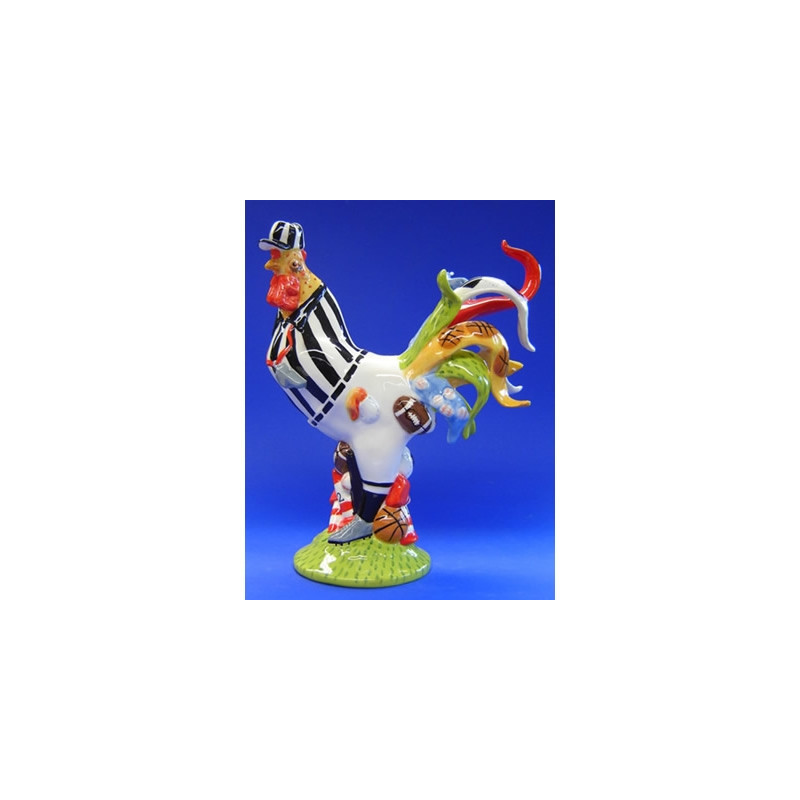 Figurine statuette coq décoration - poultry in motion Parastone -PM16-T-1