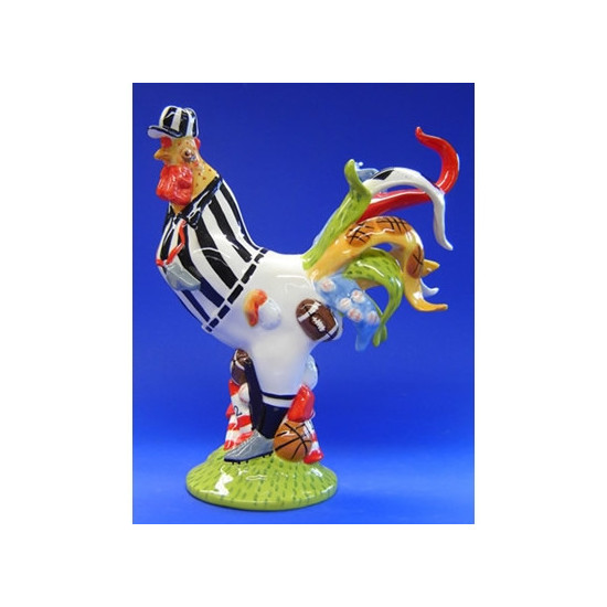 Figurine statuette coq décoration - poultry in motion Parastone -PM16-T-1