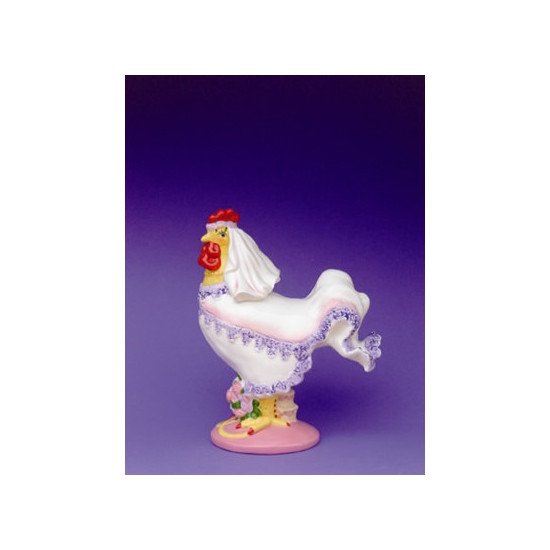 Figurine statuette coq décoration - poultry in motion Parastone -PM16-T-1