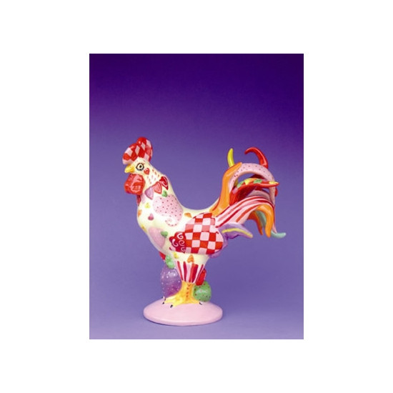 Figurine statuette coq décoration - poultry in motion Parastone -PM16-T-1