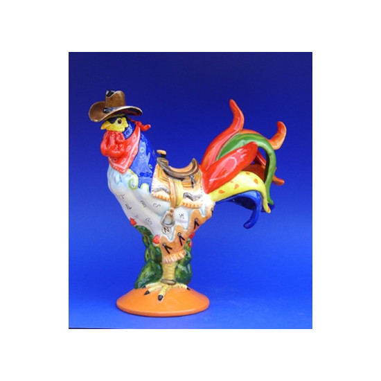 Figurine statuette coq décoration - poultry in motion Parastone -PM16-T-1