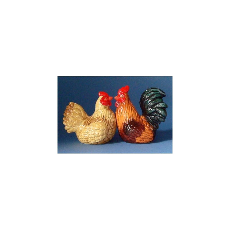 Figurine statuette coq décoration - poultry in motion Parastone -PM16-T-3