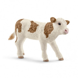 Animaux de la ferme Veau simmental français figurine schleich -13802